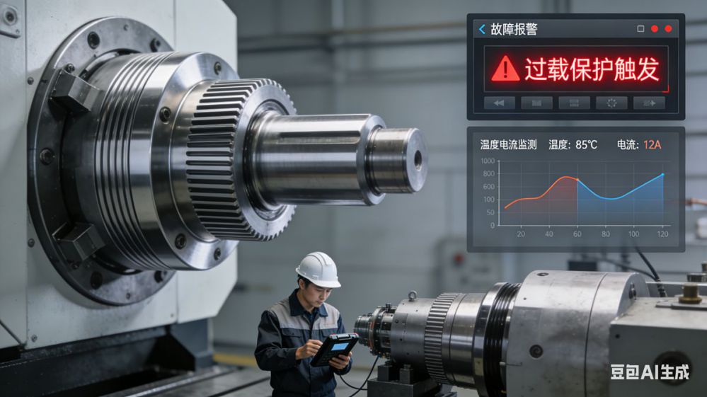 电主轴强制关机故障的分级排查与维修修复方案